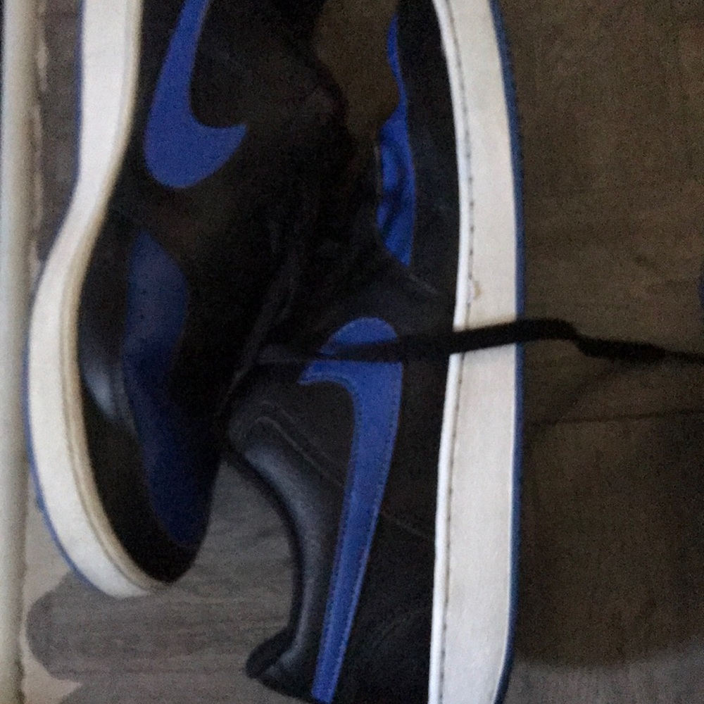 COURT VISION LOW - MENS BLACK/GAME ROYAL